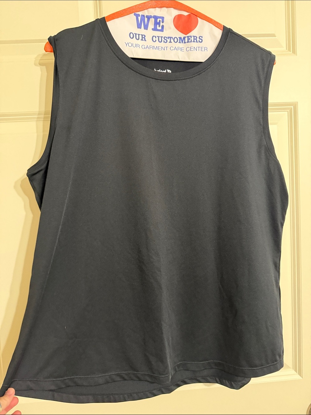 Black Sleeveless Tank Top DriFit